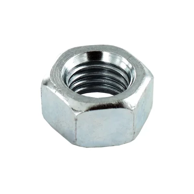 Ecrous acier zingué 6 pans D. 10mm boîte de 50
