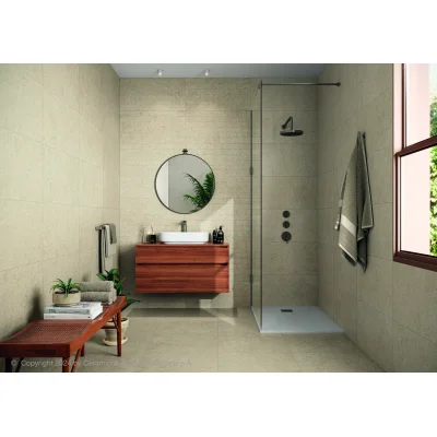 G.C. émaillé int. 60 x 60 ép. 8mm rect. Yacht AQBW Sand pqt 1.44m²