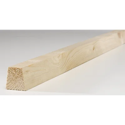 Tasseau sapin choix 2 traité classe II trapèze p/ toiture zinc 27-40mm x 40mm 4.00ml