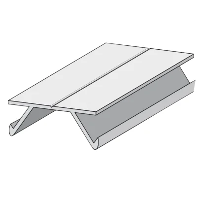Profil goutte d'eau larmier pvc p/ joint dilatation largeur 20mm 2.00ml
