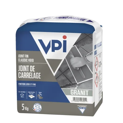Mortier joint fin Classic V610 sac 5kg Granit