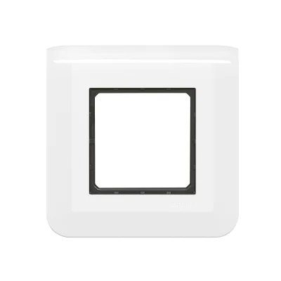 Plaque support fixation à griffes Mosaic 2 modules Blanc LEGRAND