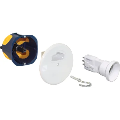 Boîte d'encastrement DCL Air'metic D.67 P.50mm+ douille E27 EUR'OHM