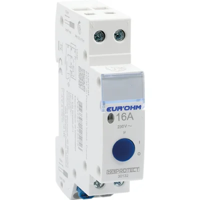 Télérupteur silencieux RX PROTECT bipolaire 16A 1P+N connexions rapides EUR'OHM
