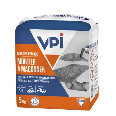 Mortier Pro 300 sac 5kg Gris