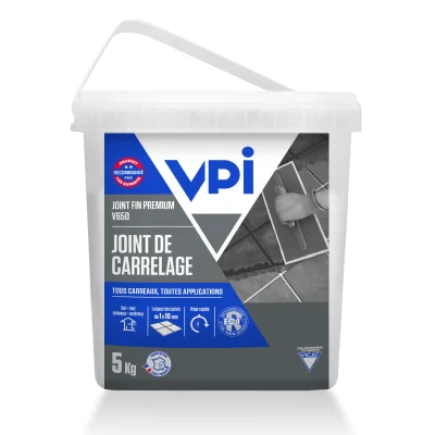 Mortier joint fin Premium V650 seau 5kg Acier