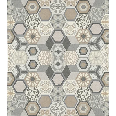 G.C. coloré masse int. 22 x 25 ép. 9mm La Matière APGCLM60 Hexa Chic pqt 0,743m²