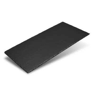 Ardoise fibre ciment NF bord épaufré lisse Kergoat 60 x 30cm Gris Anthracite