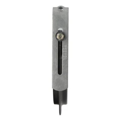 Crochet en Techtan monté p/ bac acier gouttière dév. 33mm GO33PBAMA Anthracite