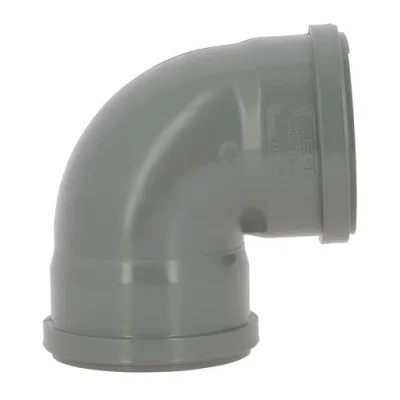 Coude à joint angle 87°30 CR4 / CR8 D. 110mm FF JF Gris