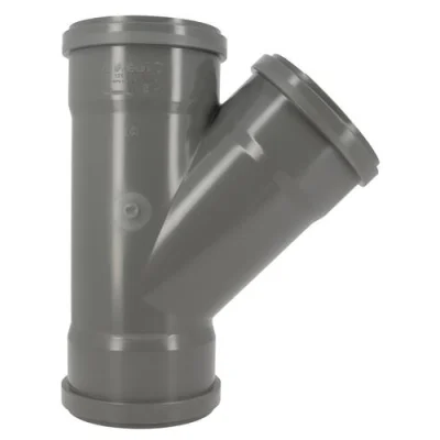 Culotte à joint angle 45° CR4 D. 125mm FF JF GRIS