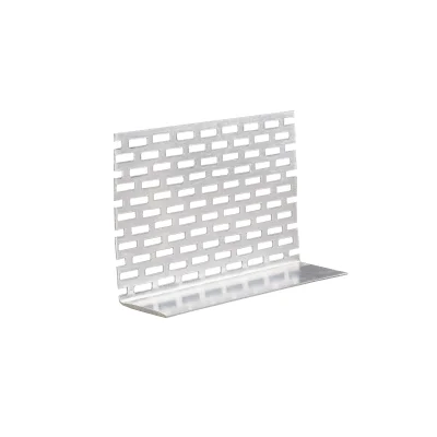 Profil aluminium perforé (grille d'aération anti-rongeur) 100/30 2.50ml