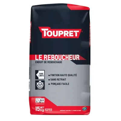 Enduit reboucheur Toupret cachet Rouge sac 15kg