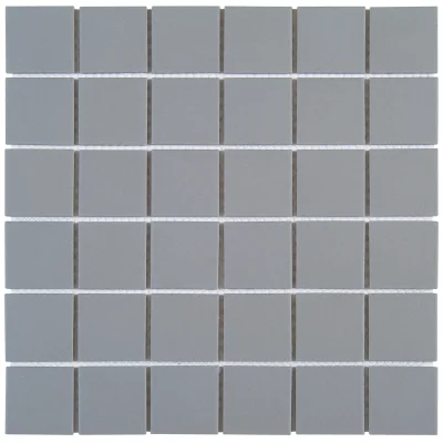 Mosaique ép. 6 x 48 x 48mm s/ plaque 30.6 x 30.6cm CEGR01 Gris