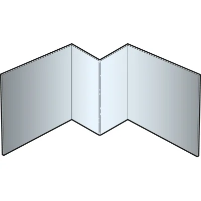 Profil alu coin intérieur p/ clin Cédral Click 3.00ml Gris C05