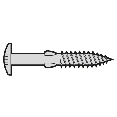 Vis inox A2 T.B autoforeuses D. 4.8 x 38mm Gris OP05 p/ clin Cédral Board boîte de 100
