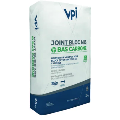 Mortier colle Planicolle BMJ p/ montage parpaing à joint mince sac 25kg