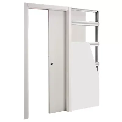 Châssis prémonté Unique ép. 95mm 204 x 63cm p/ plaque plâtre & porte ép. 40mm Eclisse