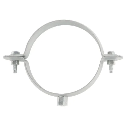 Collier cylindrique D. 100mm acier P.G. Granum Basalte à embase type 7/150