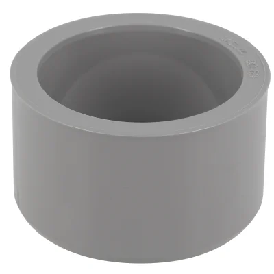 Tampon de réduction pvc d'évacuation simple MF D. 80-63mm R6 Gris