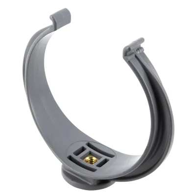 Collier pvc Lyre insert 7-150 p/ fixation tuyau D. 100mm CO100 Gris