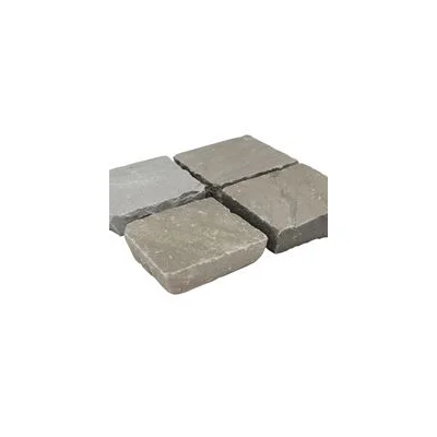 Pavé pierre naturelle Kandla ép. 30-50mm 14 x 14cm caisse 17.05m² Grey