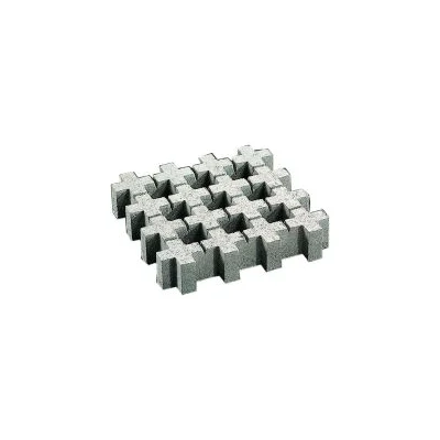 Dalle béton p/ gazon Betogreen C ép. 100mm 50 x 50cm (env. 4 dalles/m²) Gris
