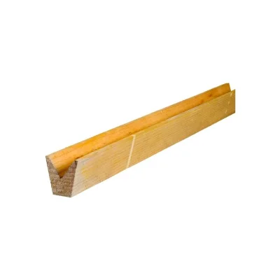 Tasseau sapin choix 2 traité classe II évidé p/ arêtier & faîtage 45-80 x 80mm 4.00ml
