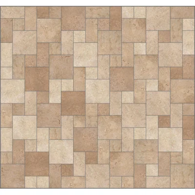 G.C. coloré masse ext. Composition modulaire 3 formats ép. 9mm struct. rect. Tiber H279 Natural pqt 0.63m²