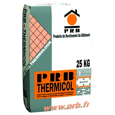 Ciment colle p/ panneau isolant système ITE Thermicol sac 25kg Gris