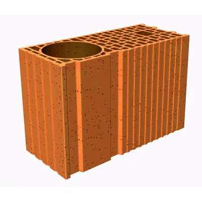 Brique de mur T.C poteau Porotherm GFR203 ép. 200mm 299 x 450mm