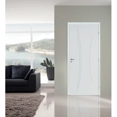 Porte seule prép. alvéol. Graphik Kaori 204 x 73cm p/ châssis galandage Scrigno