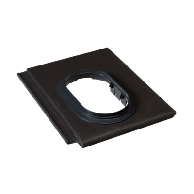 Tuile à douille univ. (Durovent D. 110-160mm) acc. commun NT045 Noir 02 (Graphite 35) Monier