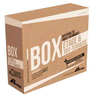 Rupteurs de ponts thermiques + acc Box-Etage p/ plancher étage ou toit terrasse