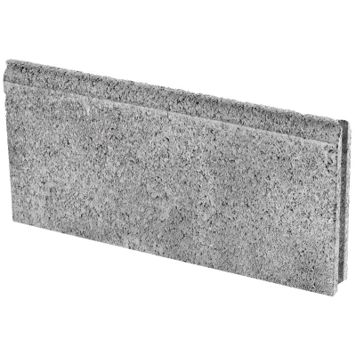 Bordurette béton droite ép. 50mm x 19cm 0.50ml Gris Fabemi