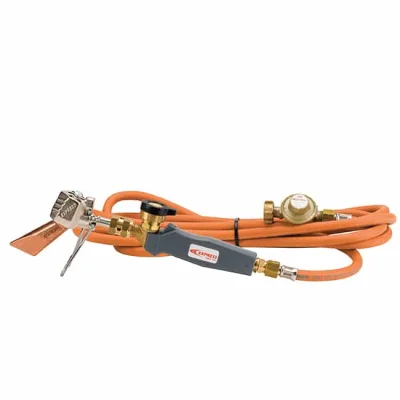 Kit Fer de Couvreur comprenant manche+lance avec panne+detendeur+tuyau 4,75ml R.66278