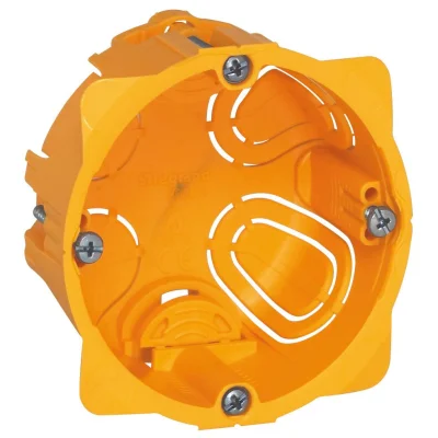 Boîte à encastrer ronde 1 poste p/ cloison sèche Batibox ép. 40mm R.90541 LEGRAND