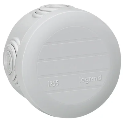 Boîte dérivation saillie D. 60mm Plexo Gris R.94513 LEGRAND