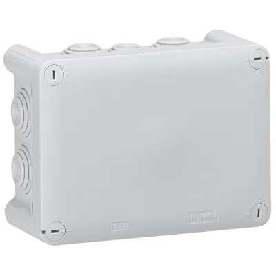 Boîte dérivation saillie 155 x 110mm Plexo Gris R.94524 LEGRAND