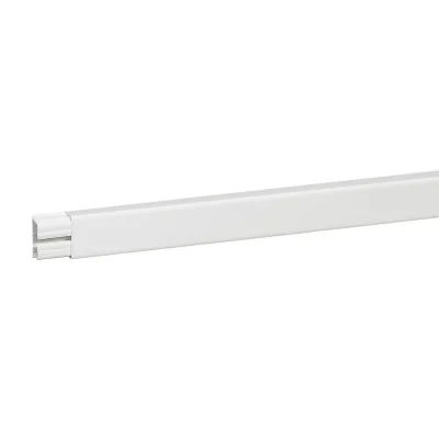 Moulure pvc DLP p/ instal. électrique 20 x 12.5mm sans cloison 2.10ml Blanc LEGRAND