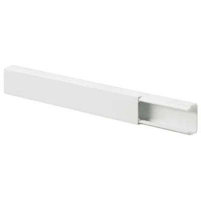 Moulure pvc DLP p/ instal. électrique 25 x 17mm sans cloison 2.10ml Blanc LEGRAND