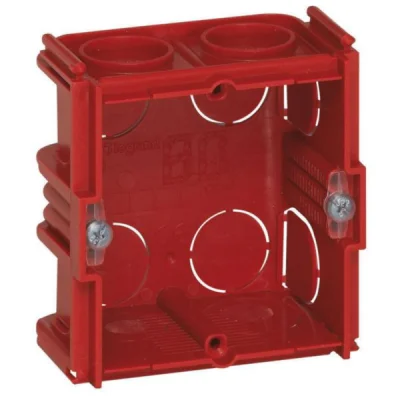 Boîte à encastrer Batibox ép. 40mm 71 x 71mm p/ maconnerie R. 90531 LEGRAND