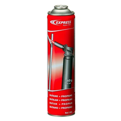 Gaz butane/propane p/ lampes à souder cartouche 340g