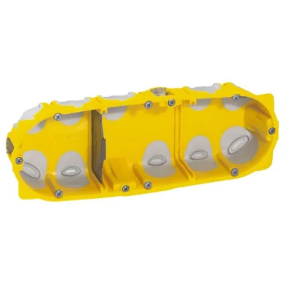 Boîte à encastrer ronde 3 postes p/ cloison sèche Batibox Energy ép. 40mm R.90440 LEGRAND