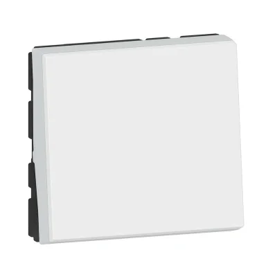 Interrupteur va & vient 10A Mosaic 2 modules à composer Blanc LEGRAND