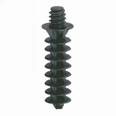 Chevilles à visser D. 6.6 x 150mm p/ collier Noir boîte de 100 LEGRAND