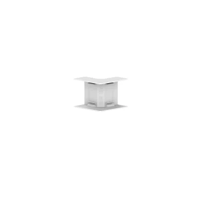 Angle de goulotte interne 10x20 GGK