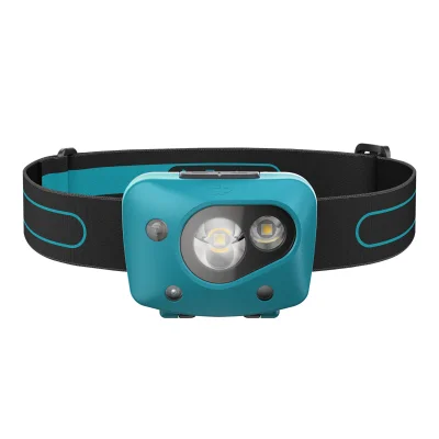 Lampe frontale à Leds GP Discovery CH44 300lm + 3 piles AAA Bleu GP BATTERY