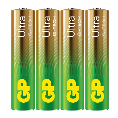 Piles GP Ultra Alcaline LR03-AAA 1.5V pack de 4 GP BATTERY