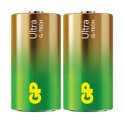 Piles GP Ultra Alcaline LR14-C 1.5V blister de 2 GP BATTERY